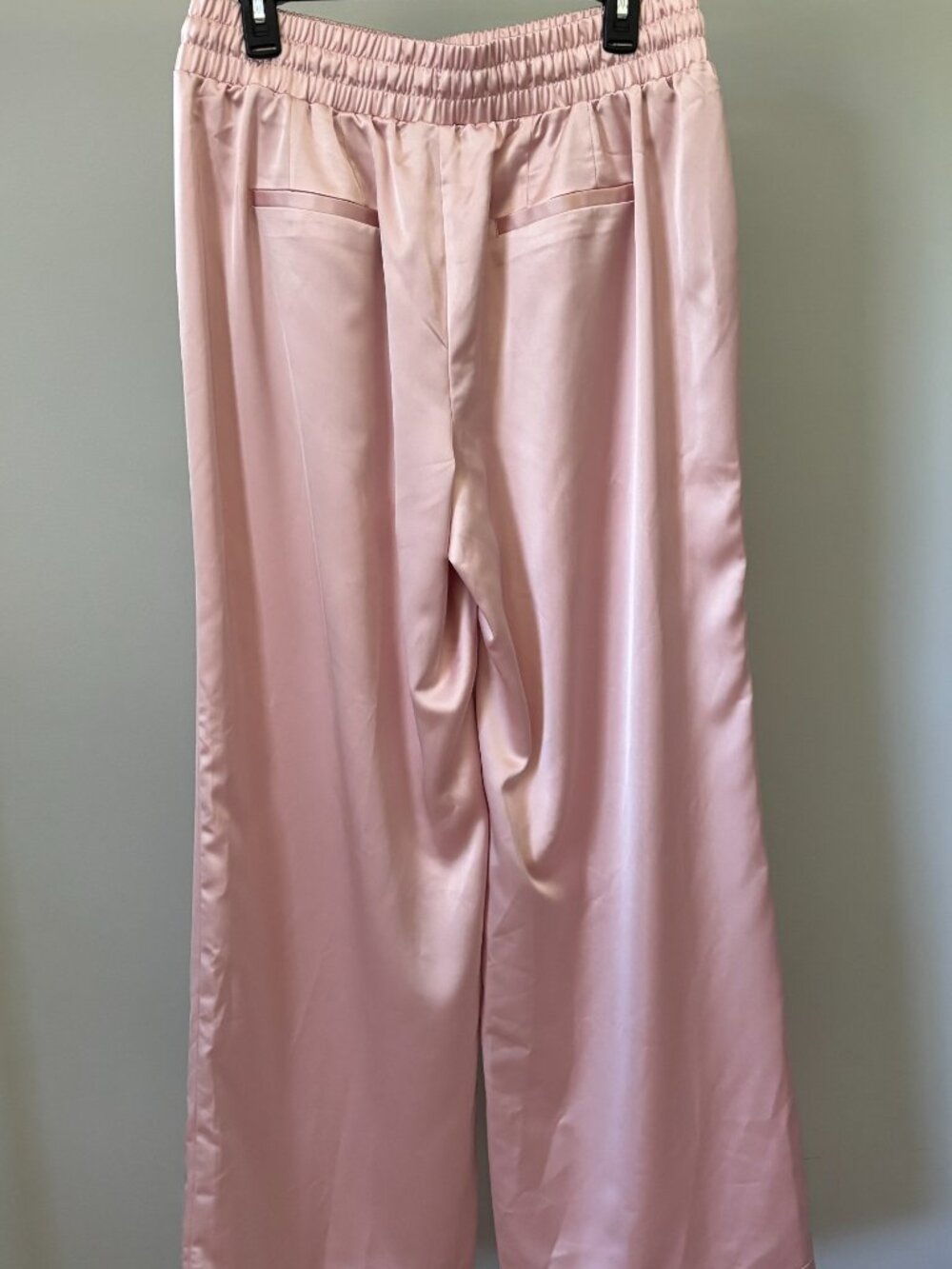 Lane Bryant Pull-On Satin Wide Leg Pants Size 12L NWT - Picture 2 of 4